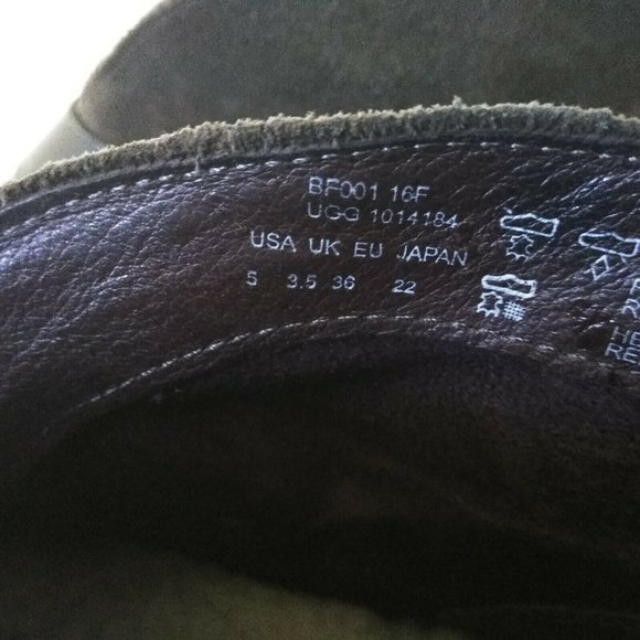 UGG Womens Wright Belted Ankle Booties Block Heel - Picture 5 of 16